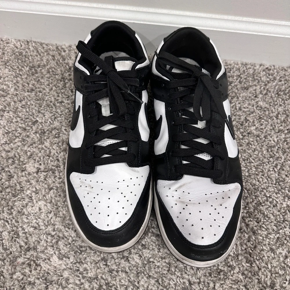 Nike Dunk Low Black White “Panda” Sneakers Men’s Size 10.5